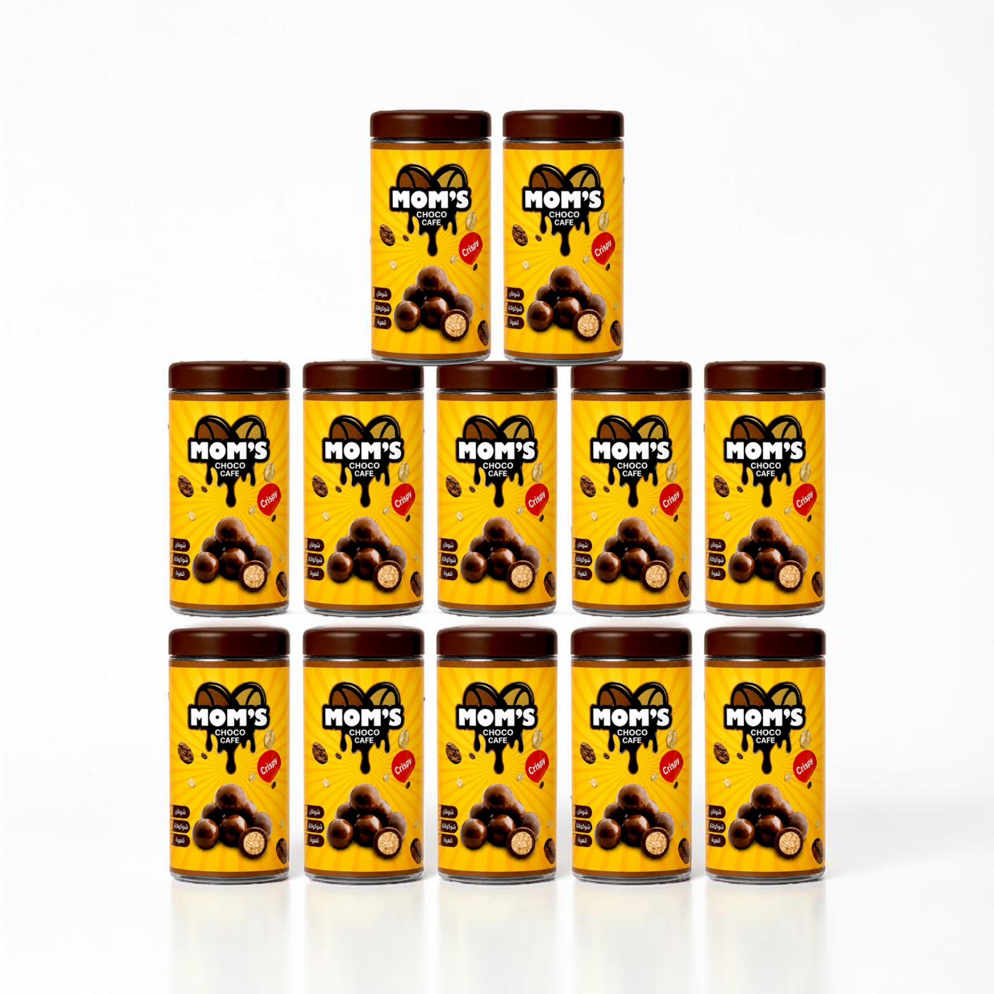 Oatmeal Crisp Coated with Coffee Chocolate - 12 Jars (200g)