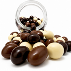 Mom's Espresso Beans Coated with Mix Chocolate - 4 Glass Jars