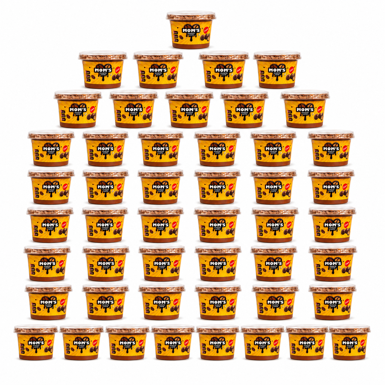 Mom's Crunchy Oats covered with coffee and chocolate 48 Cups