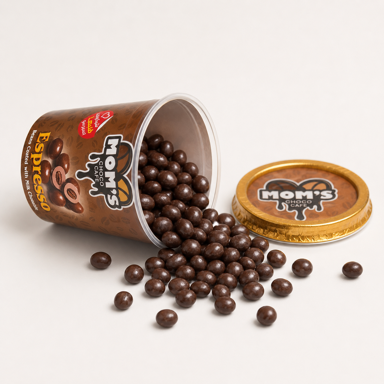Mom's Choco Cafe Espresso - 6 Cups Milk Chocolate (35g)