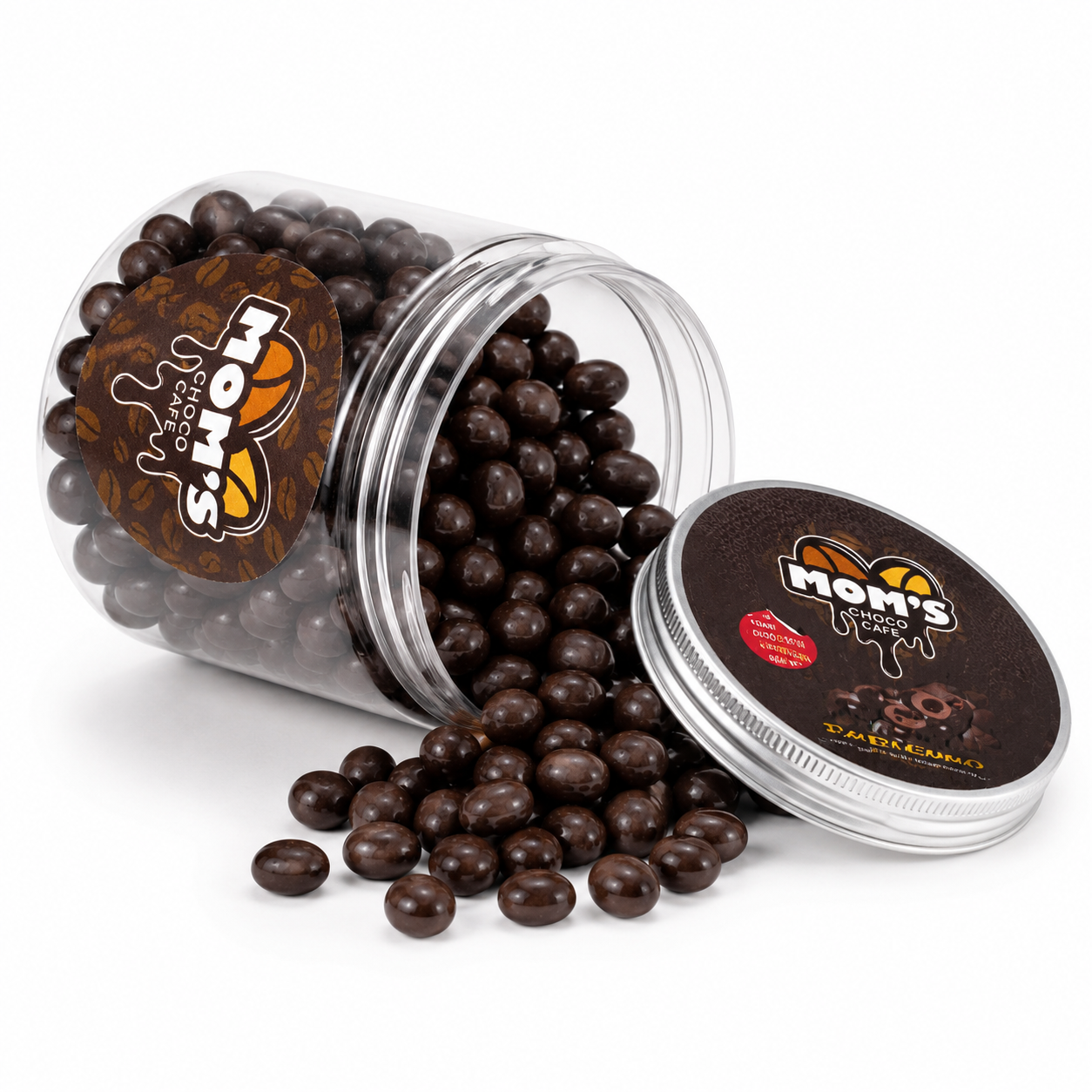 Mom's Espresso Beans Coated with Dark Chocolate - 3 Jars